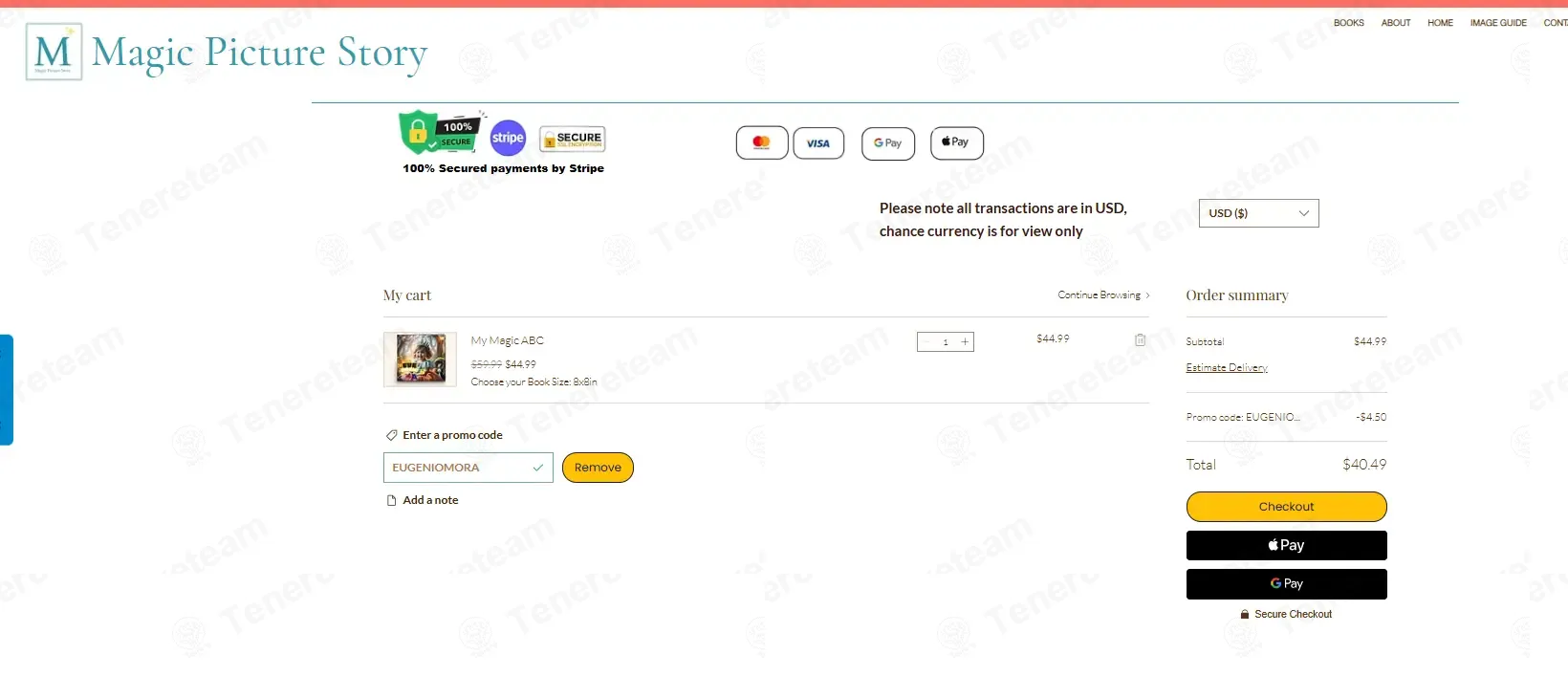 Magic Picture Story coupon code: 10% off with EUGENIOMORA. Tested and valid as 1 month ago.