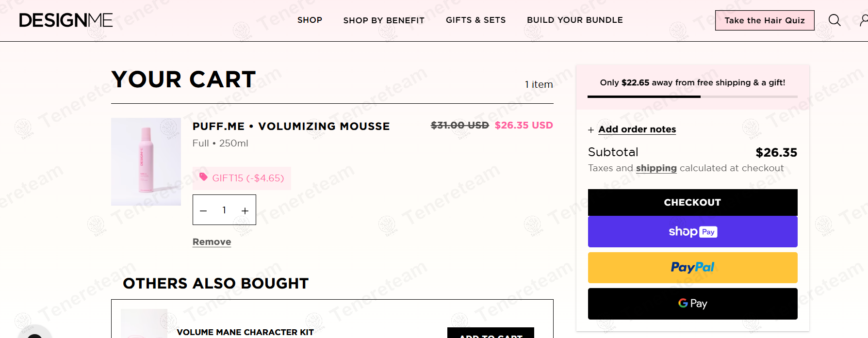 Design Me Hair CA coupon code: 15% off with GIFT15. Tested and valid as 1 year ago.