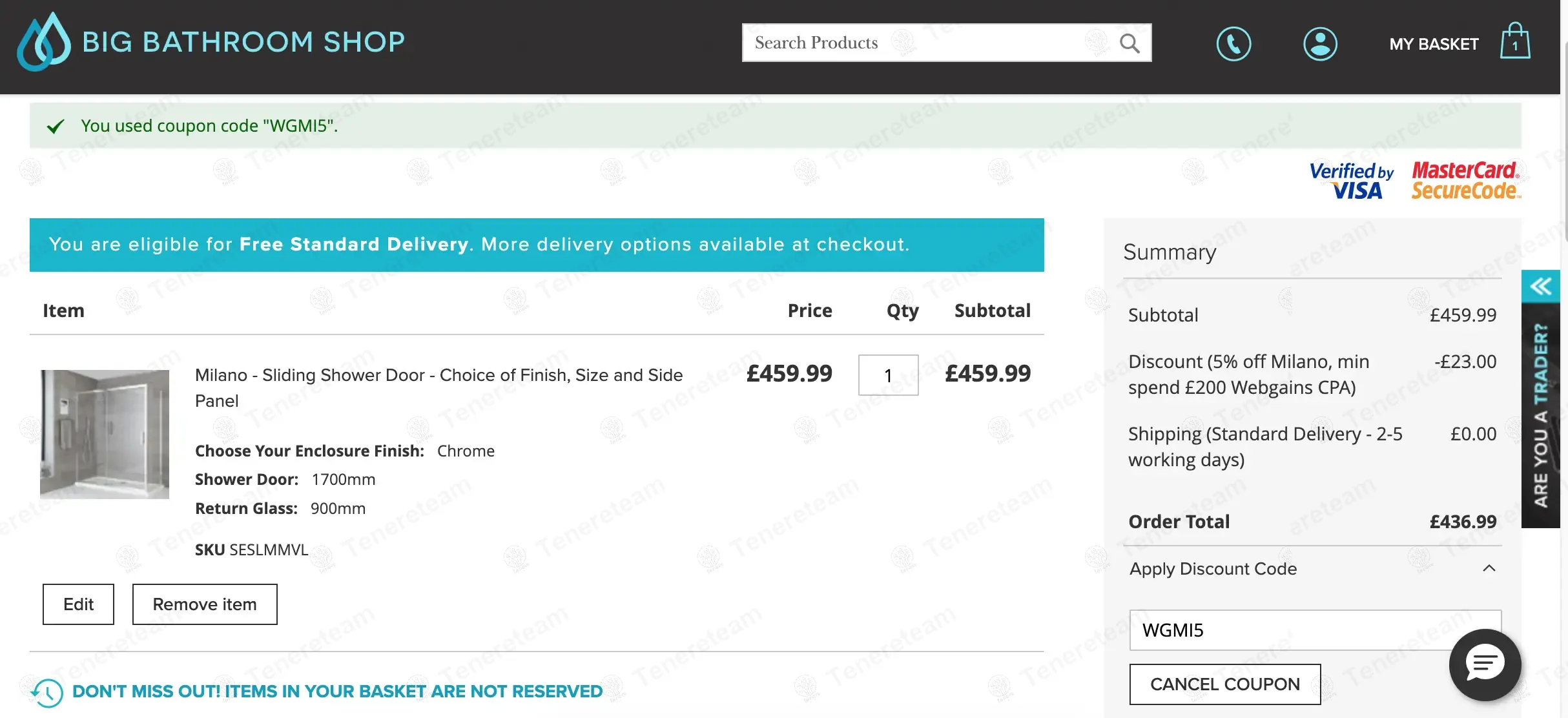 Big Bathroom Shop UK coupon code: 5% off with WGMI5. Tested and valid as 1 year ago.