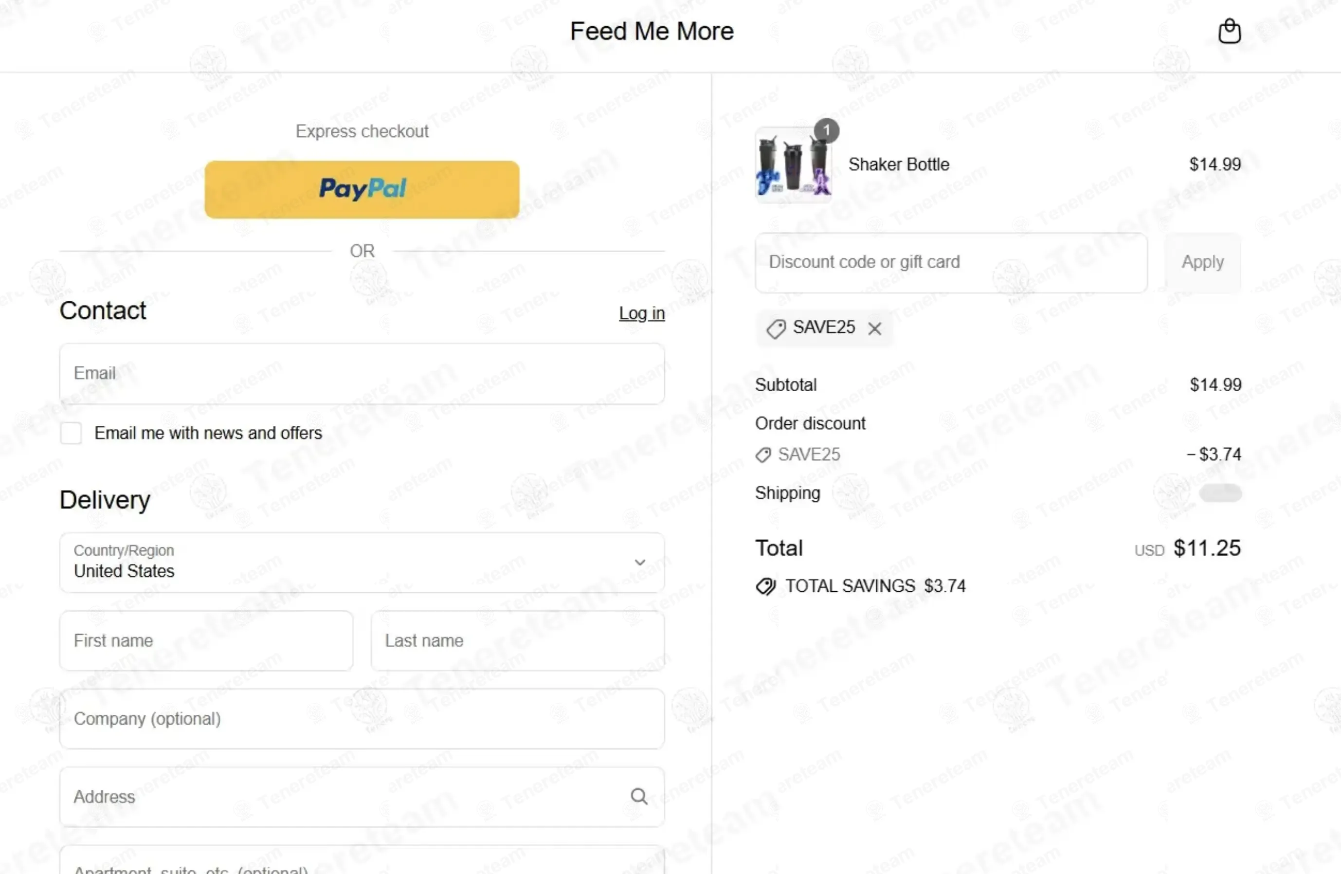 Feed Me More Nutrition coupon code: 25% off with SAVE25. Tested and valid as 3 weeks ago.