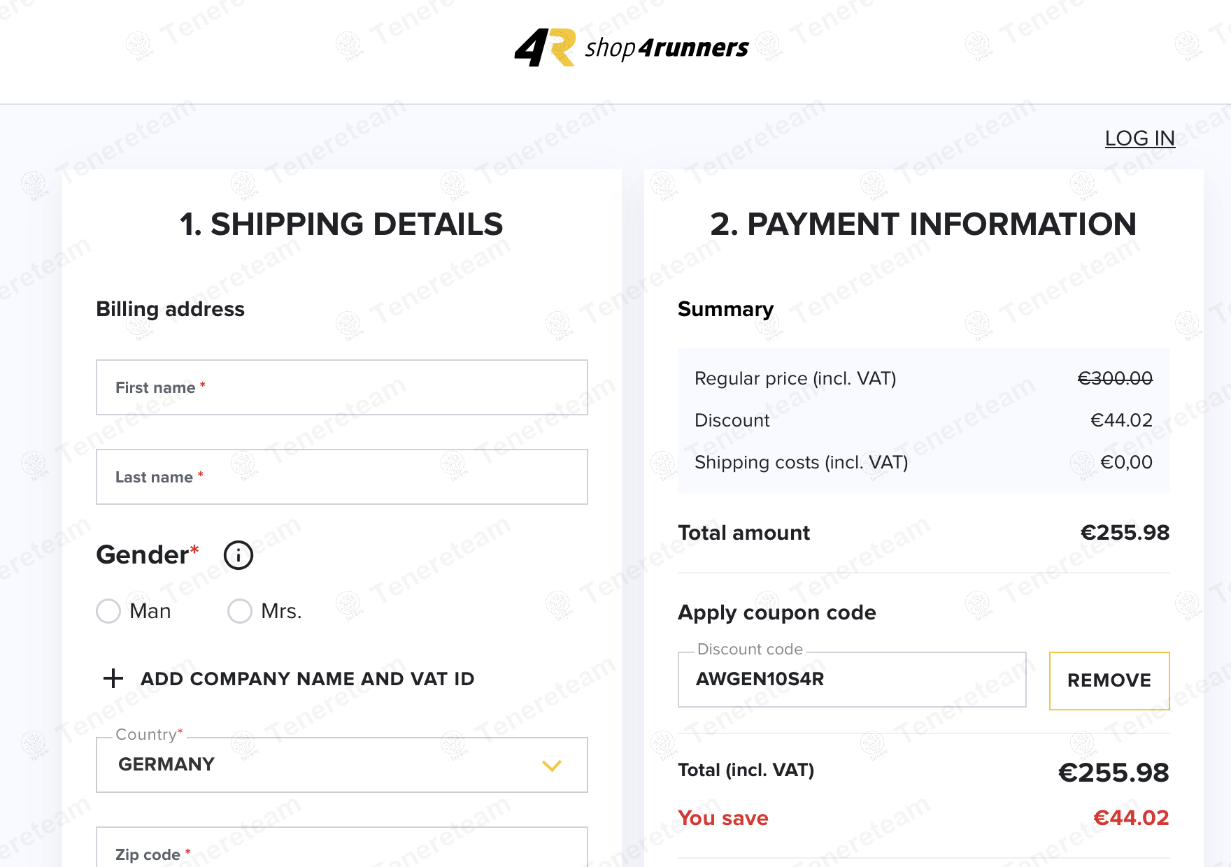 Shop4runners coupon code: 15% off with AWGEN10S4R. Tested and valid as 1 year ago.