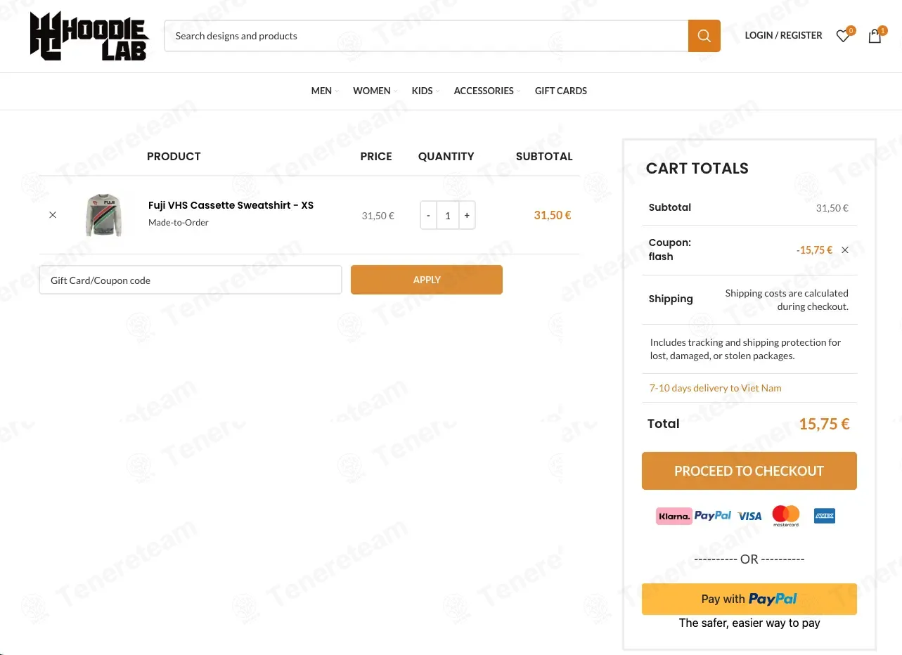 Hoodie Lab coupon code: 50% off with FLASH. Tested and valid as 8 months ago.