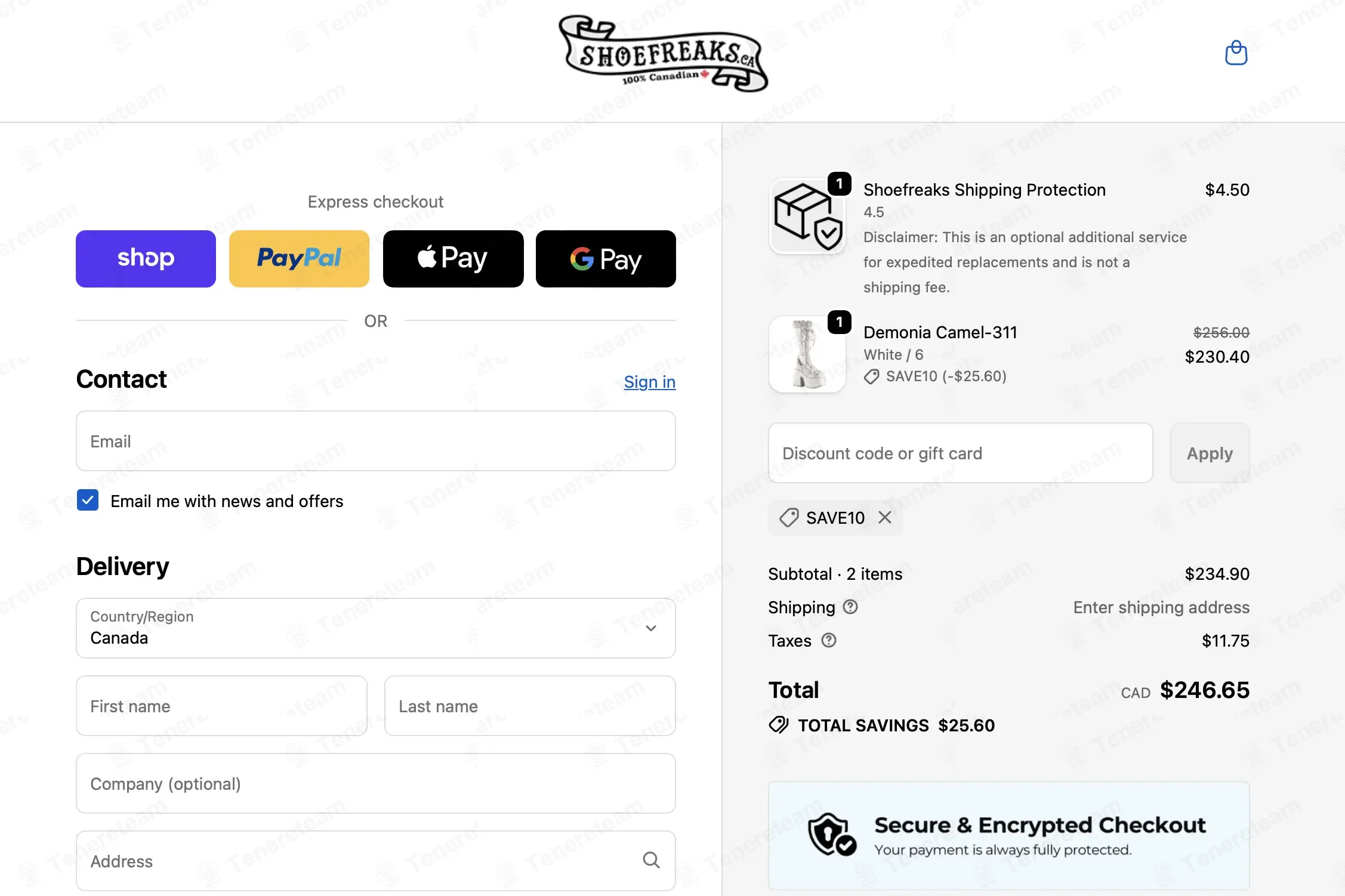 Shoe Freaks coupon code: 10% off with SAVE10. Tested and valid as 2 weeks ago.