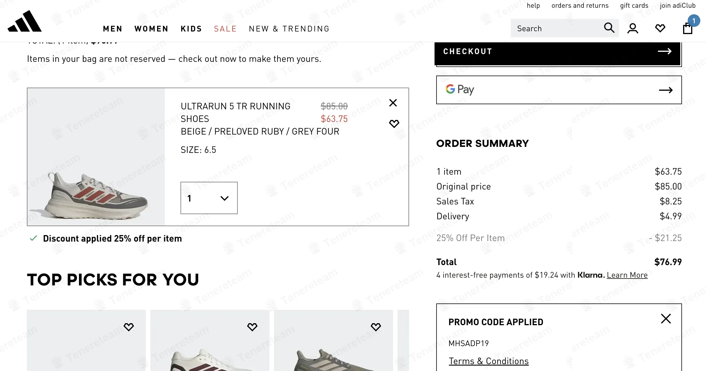 Adidas coupon code: 25% off with MHSADP19. Tested and valid as 1 year ago.