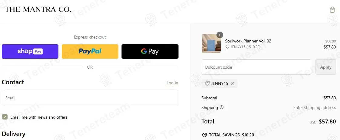 Shop the Mantra Co coupon code: 15% off with JENNY15. Tested and valid as 1 year ago.