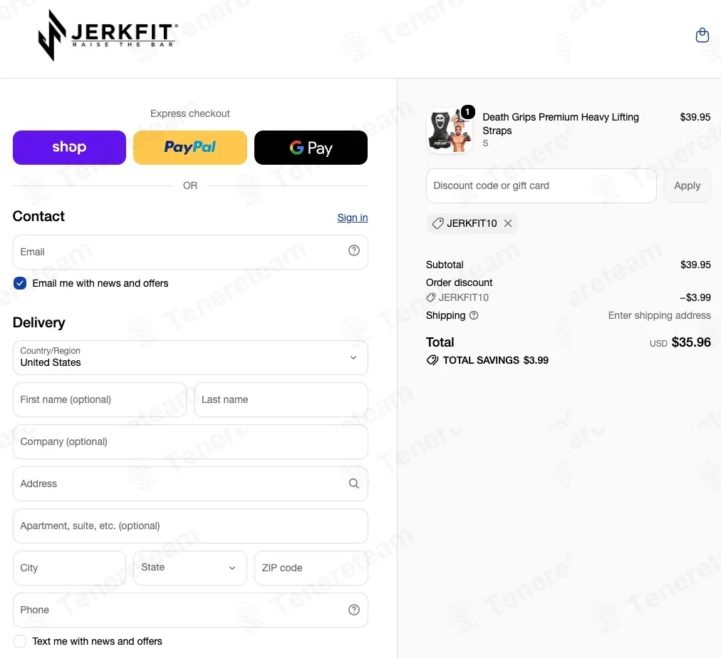 JerkFit coupon code: 10% off with JERKFIT10. Tested and valid as 6 days ago.