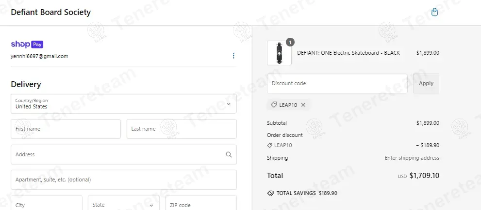 Defiant Board Society coupon code: 10% off with LEAP10. Tested and valid as 1 year ago.