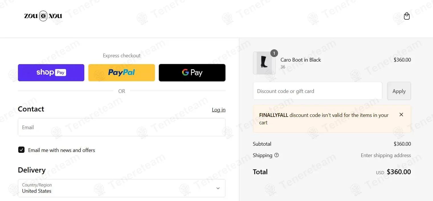 ZOU XOU coupon code: 20% off with FINALLYFALL. Tested and valid as 1 year ago.