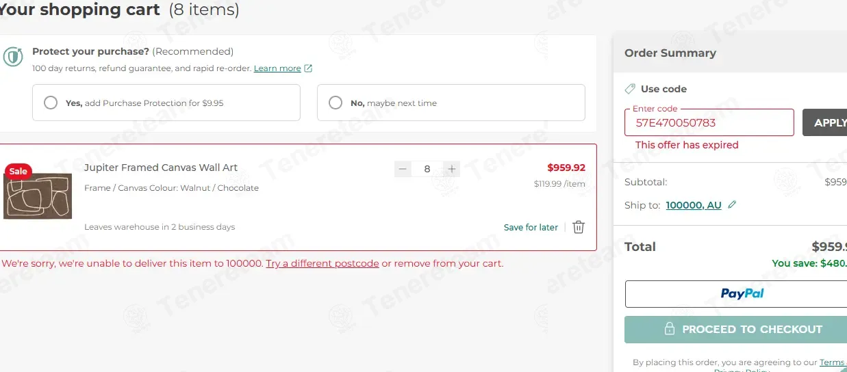 Temple And Webster AU coupon code: Sale off with . Tested and valid as 6 months ago.
