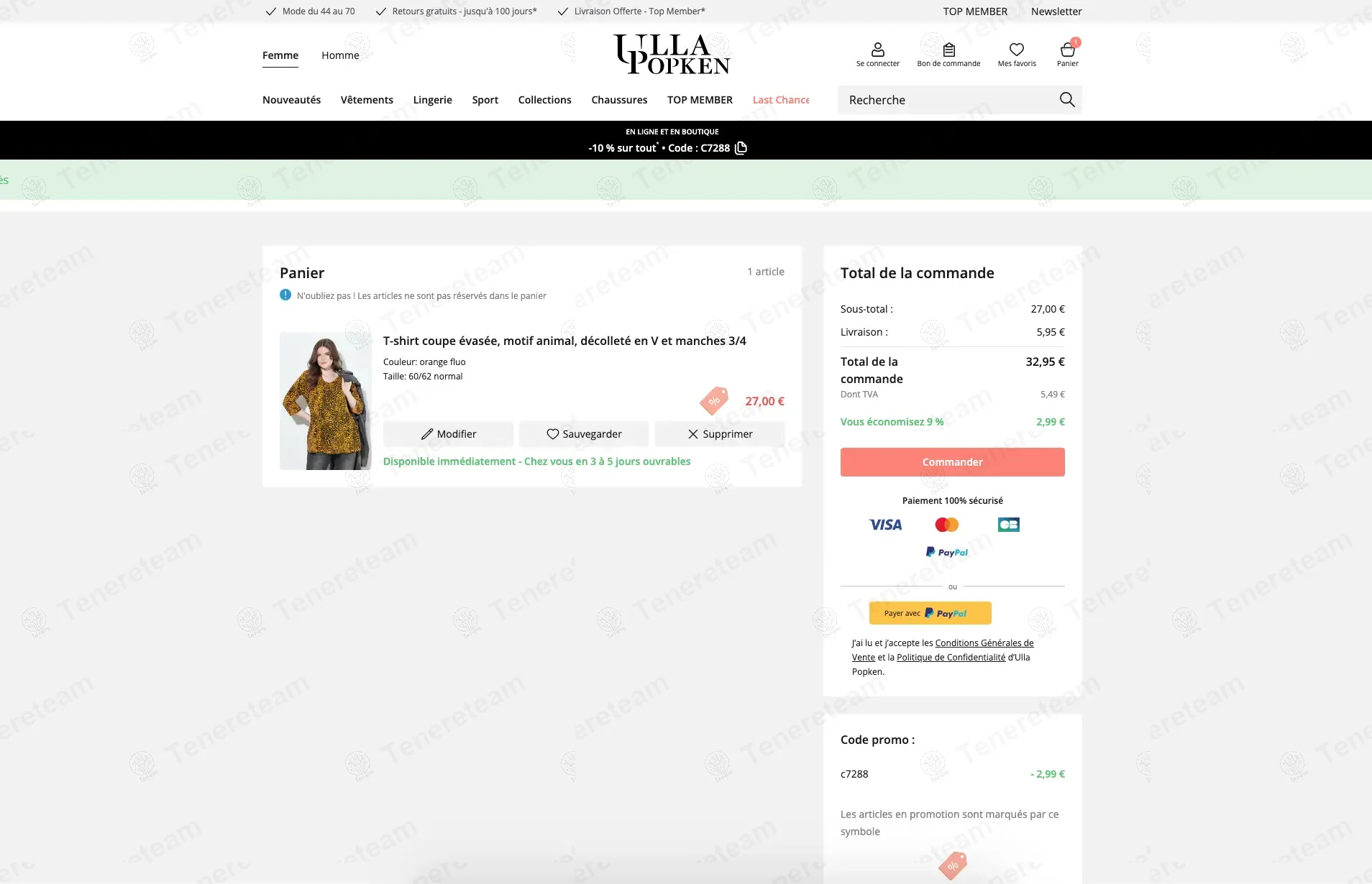 Ullapopken FR coupon code: 10% off with C7288. Tested and valid as 9 months ago.