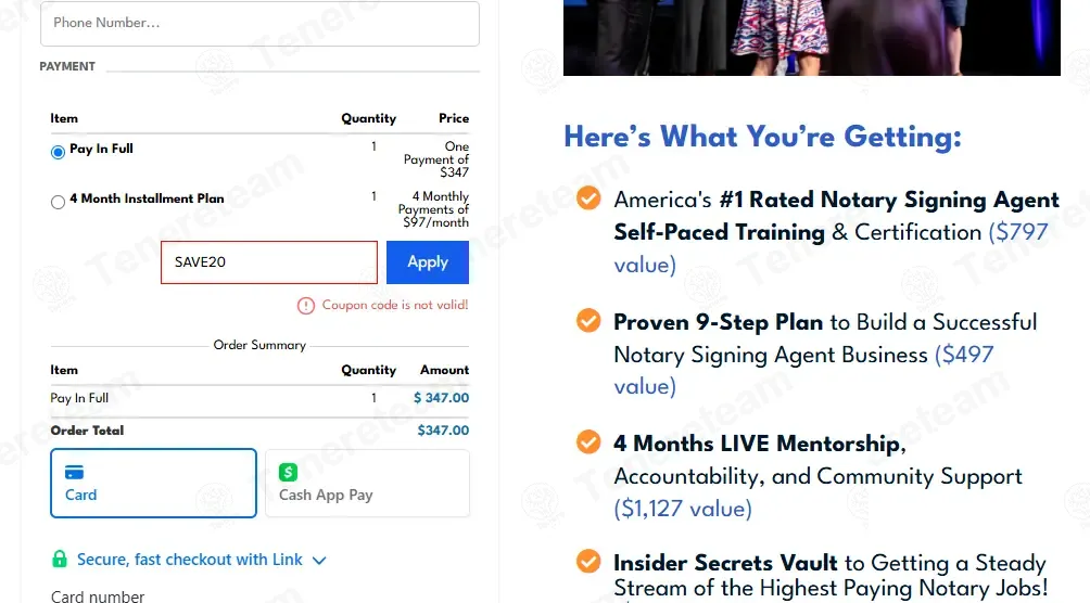 Loan Signing System coupon code: $20 off with SAVE20. Tested and valid as 2 weeks ago.