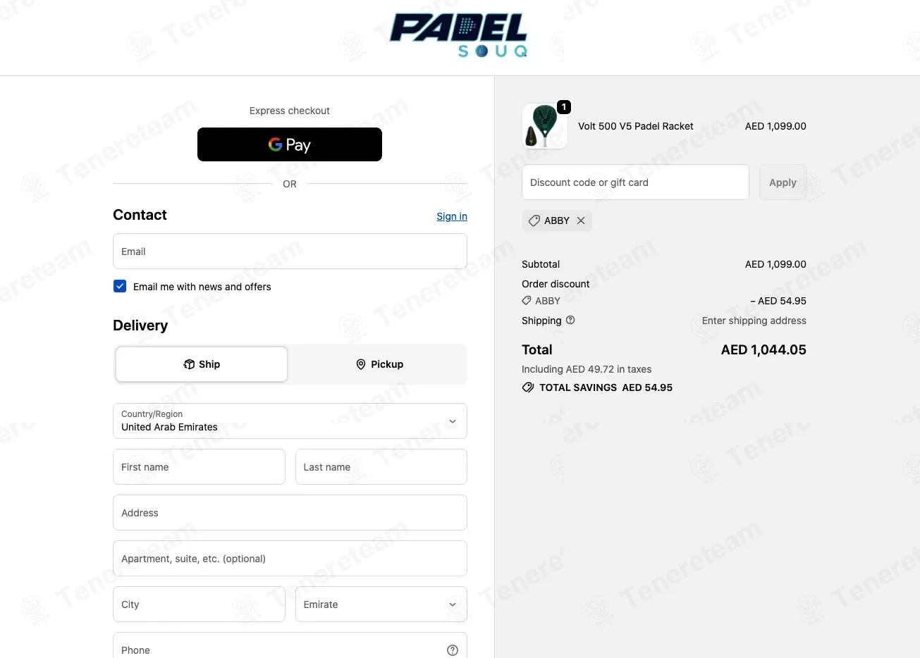 Padelsouq coupon code: 5% off with ABBY. Tested and valid as 1 month ago.