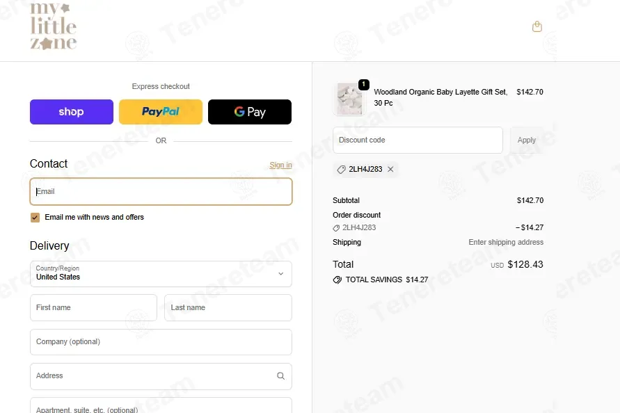 My Little Zone coupon code: 10% off with 2LH4J283. Tested and valid as 2 months ago.