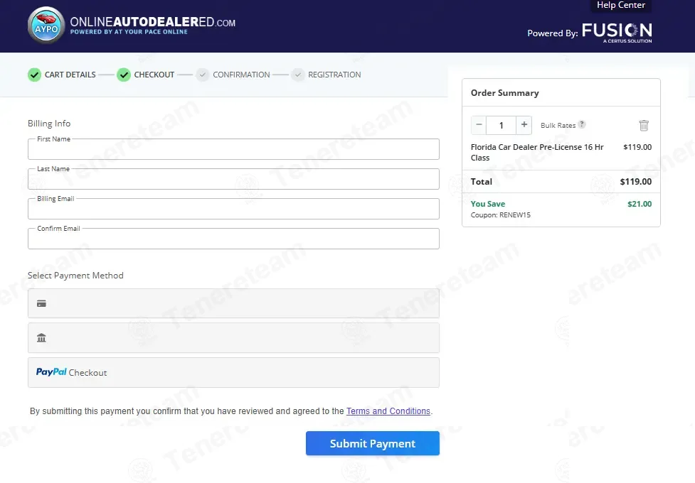 Online Auto Dealer Ed coupon code: 15% off with RENEW15. Tested and valid as 3 days ago.