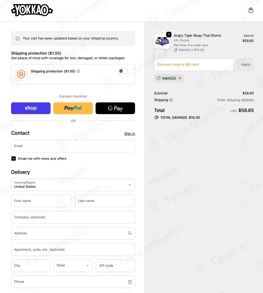 Yokkao apply coupon code