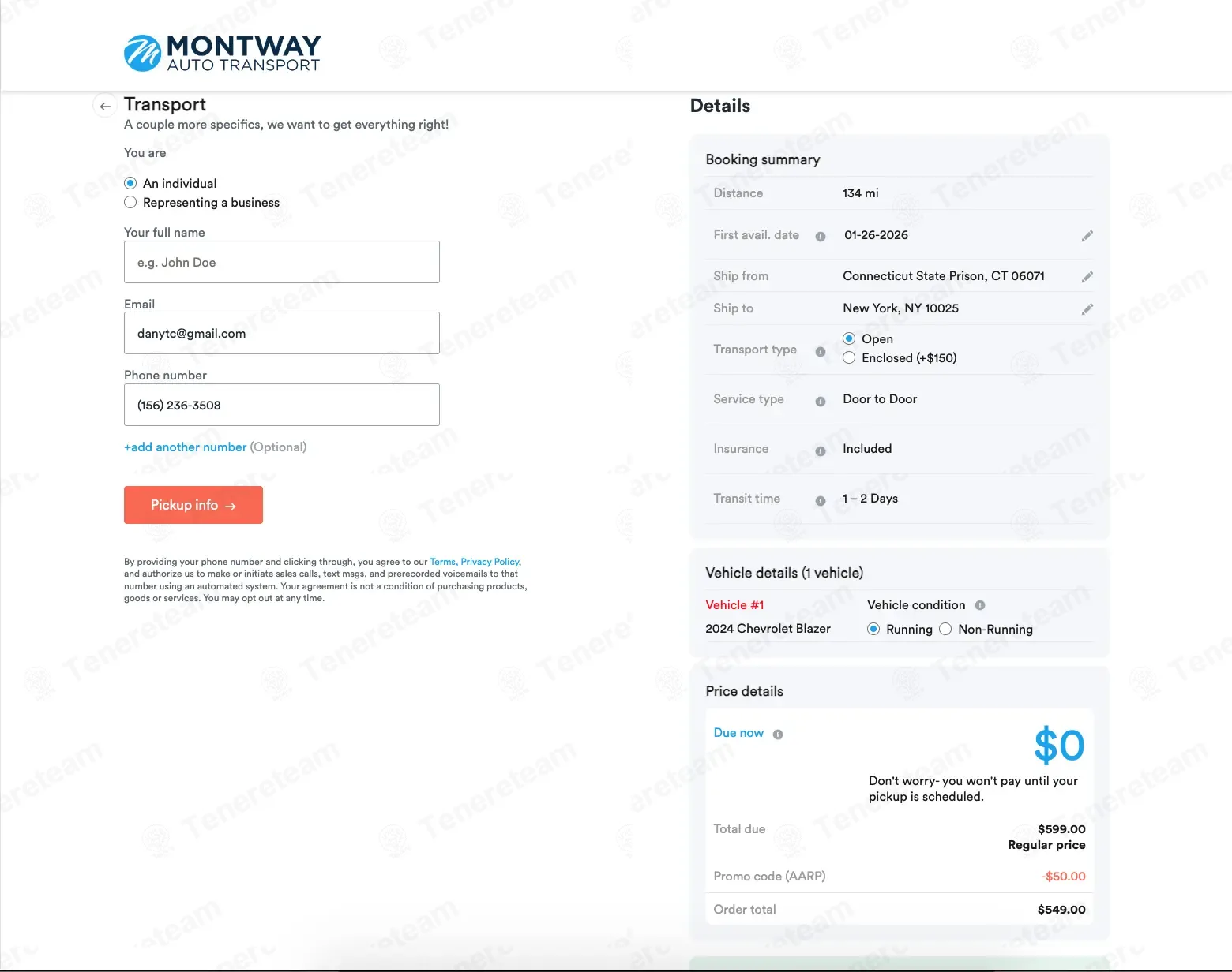 Montway coupon code: $65 off with AARP. Tested and valid as 19 hours ago.