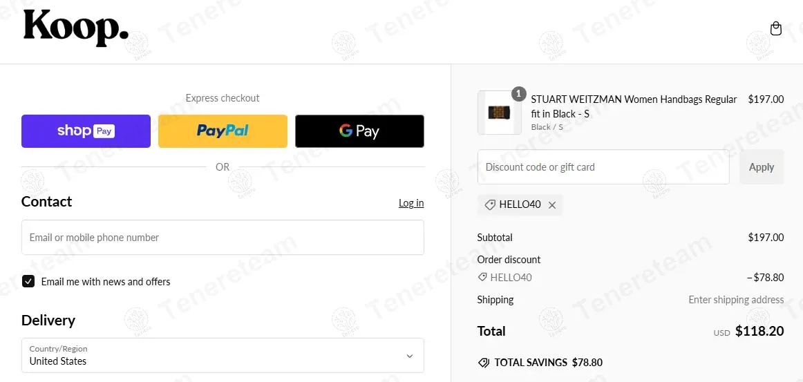 I Love Koop coupon code: 40% off with HELLO40. Tested and valid as 1 year ago.