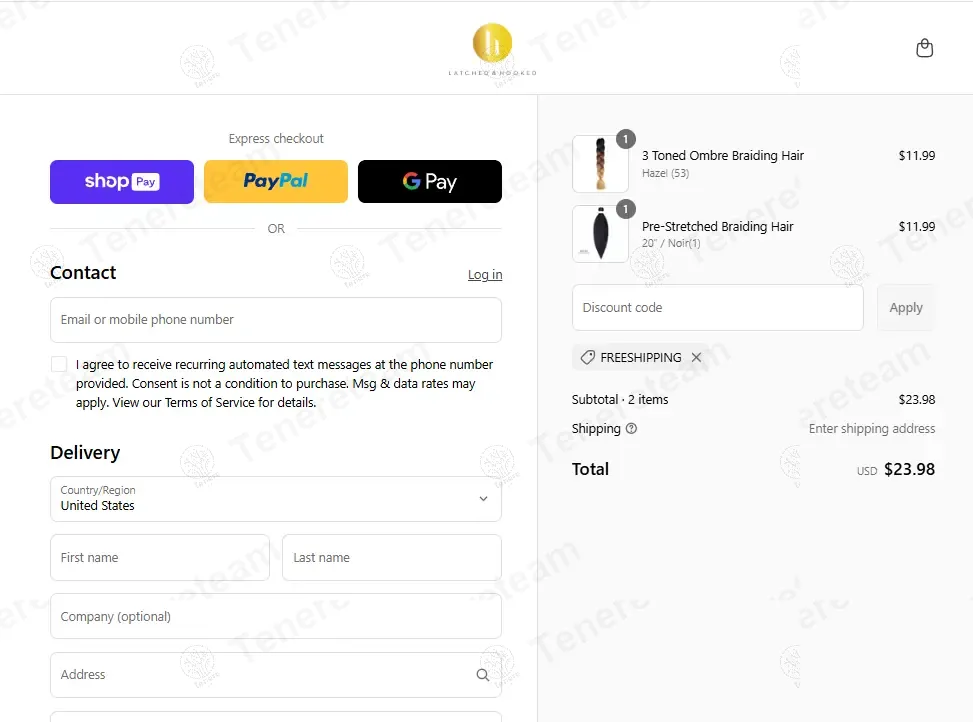 Latched And Hooked coupon code: Sale off with FREESHIPPING. Tested and valid as 9 months ago.
