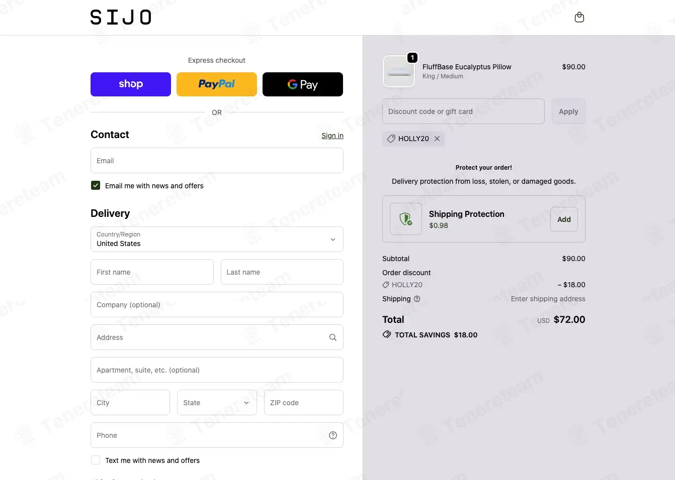 Sijo Home coupon code: 20% off with HOLLY20. Tested and valid as 1 week ago.