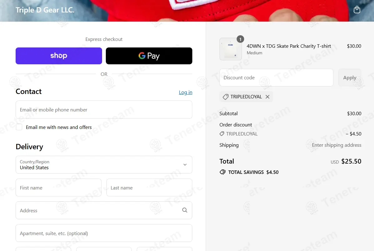 Tripled Gear coupon code: 15% off with TRIPLEDLOYAL. Tested and valid as 10 months ago.
