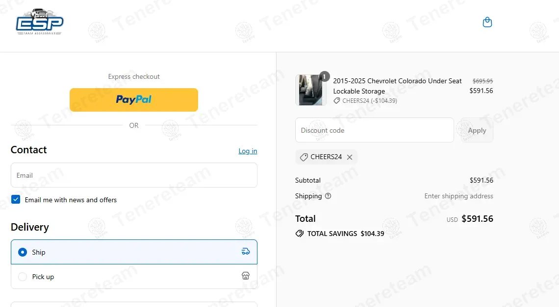 ESP Truck coupon code: 15% off with CHEERS24. Tested and valid as 1 year ago.