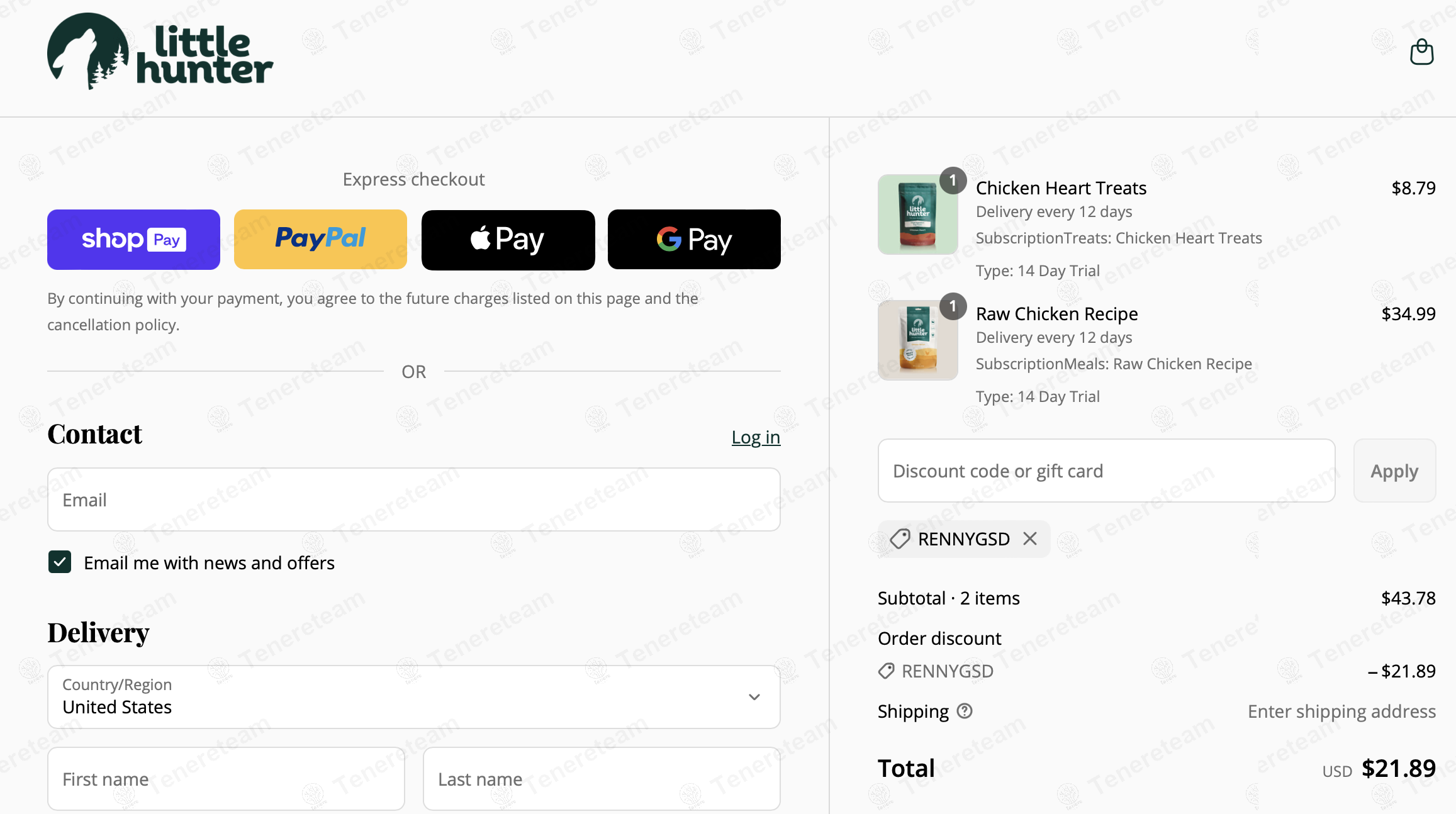 Little Hunter coupon code: 50% off with RENNYGSD. Tested and valid as 1 year ago.