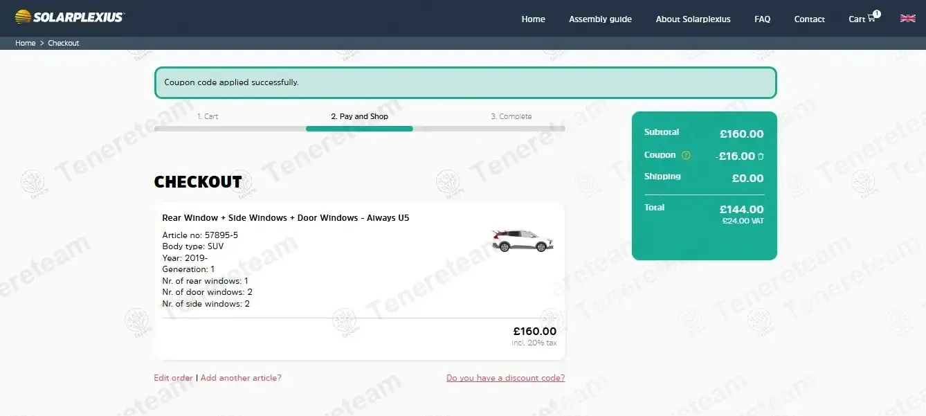 Solarplexius UK coupon code: 10% off with FIRST10. Tested and valid as 1 month ago.