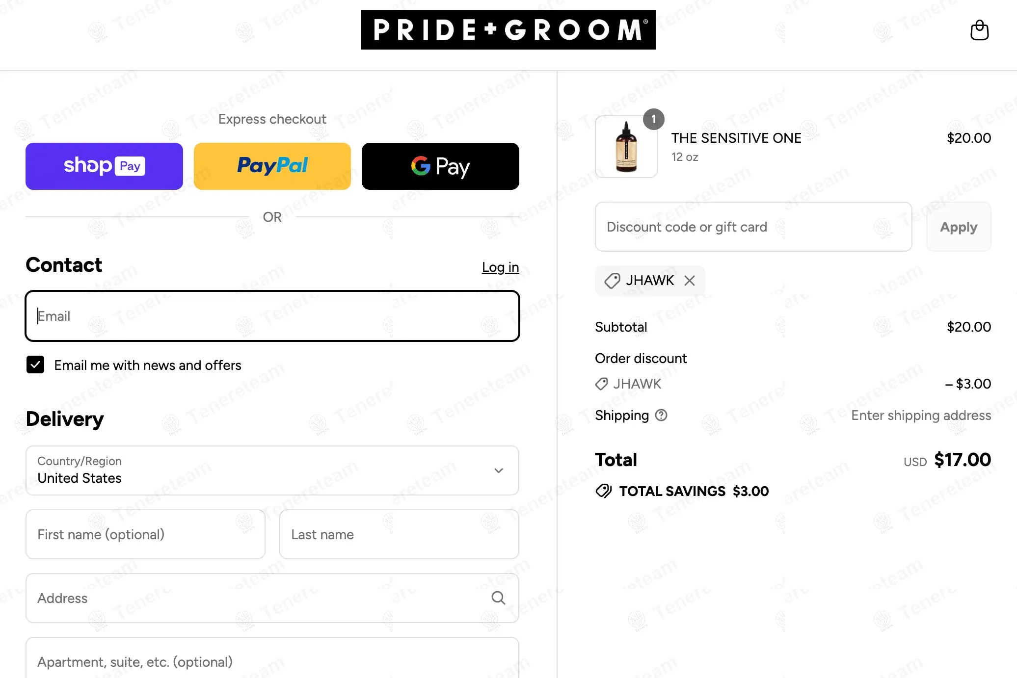 Pride and Groom coupon code: 15% off with JHAWK. Tested and valid as 10 months ago.