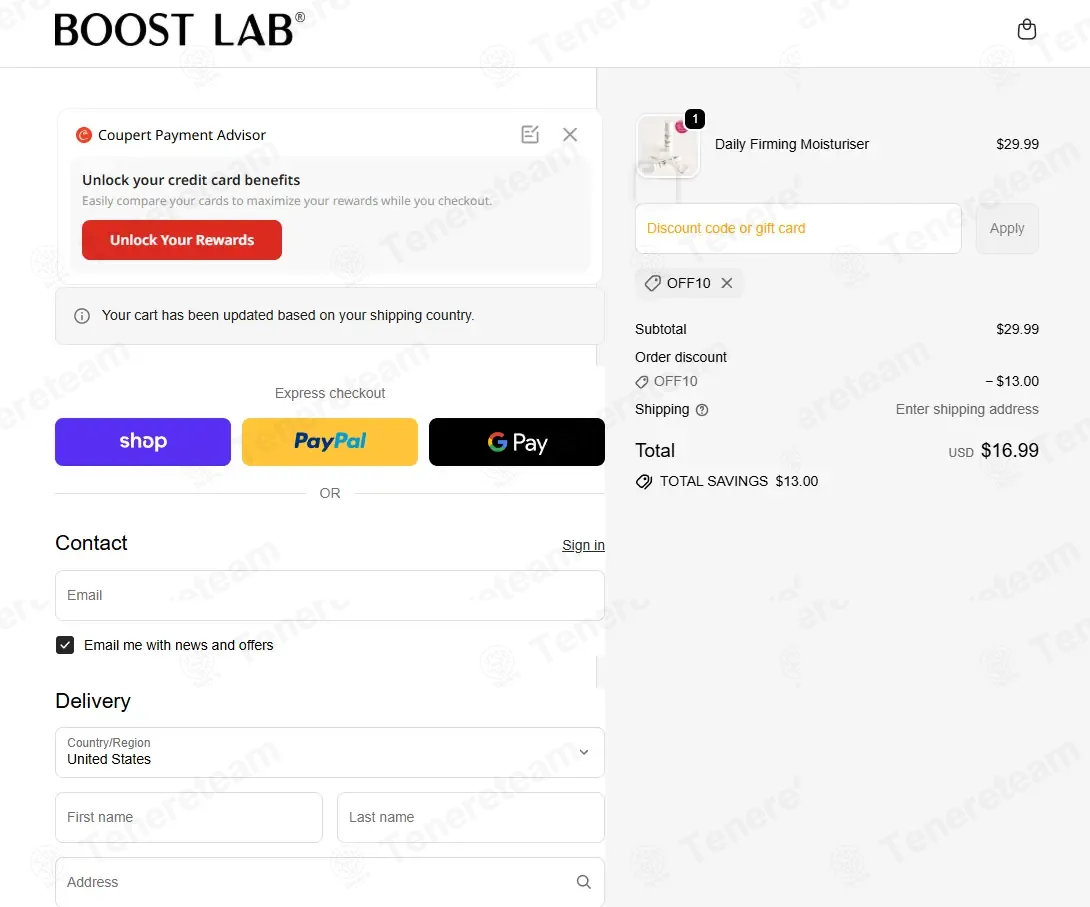 Boost Lab coupon code: 10% off with OFF10. Tested and valid as 1 month ago.