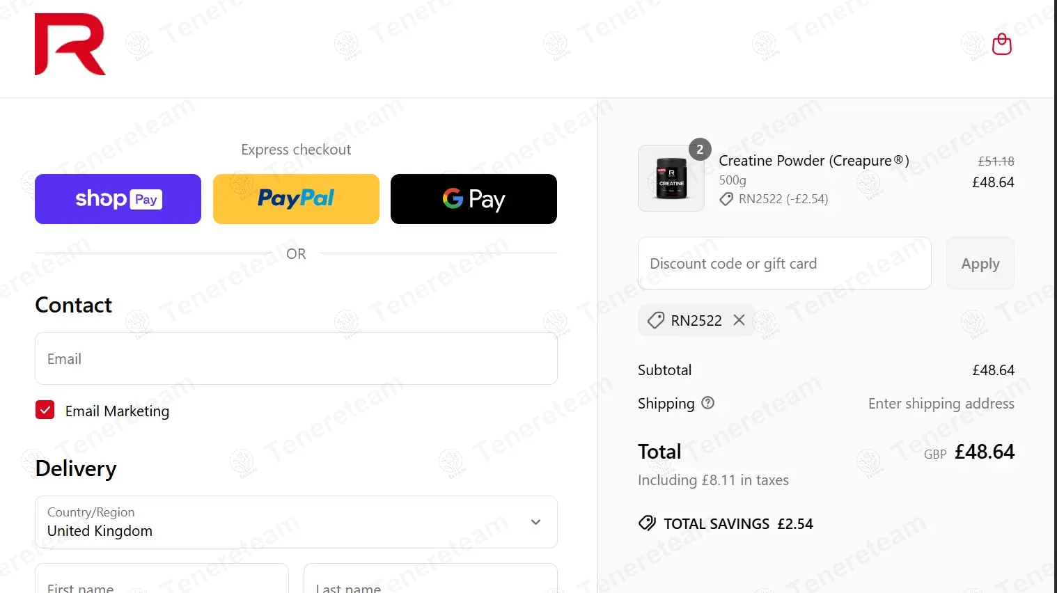 Reflex Nutrition coupon code: 5% off with RN2522. Tested and valid as 1 year ago.