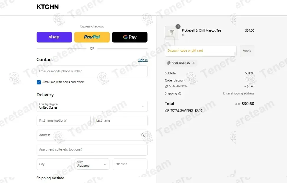 Shop KTCHN coupon code: 10% off with SEACANNON. Tested and valid as 2 months ago.