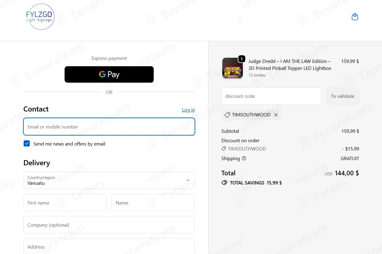 LZGO SIGNS coupon code: 10% off with TIMSOUTHWOOD. Tested and valid as 2 months ago.