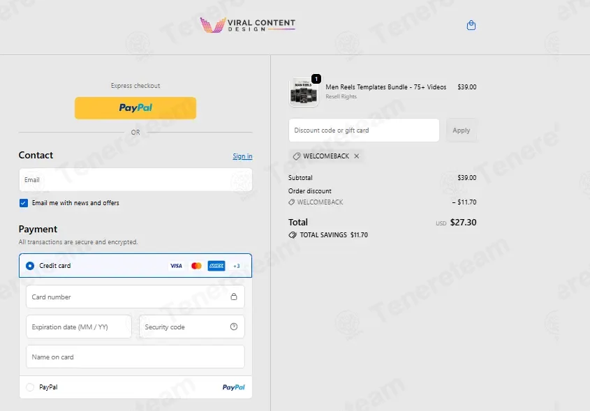 Viral Content Design coupon code: 30% off with Welcomeback. Tested and valid as 1 month ago.
