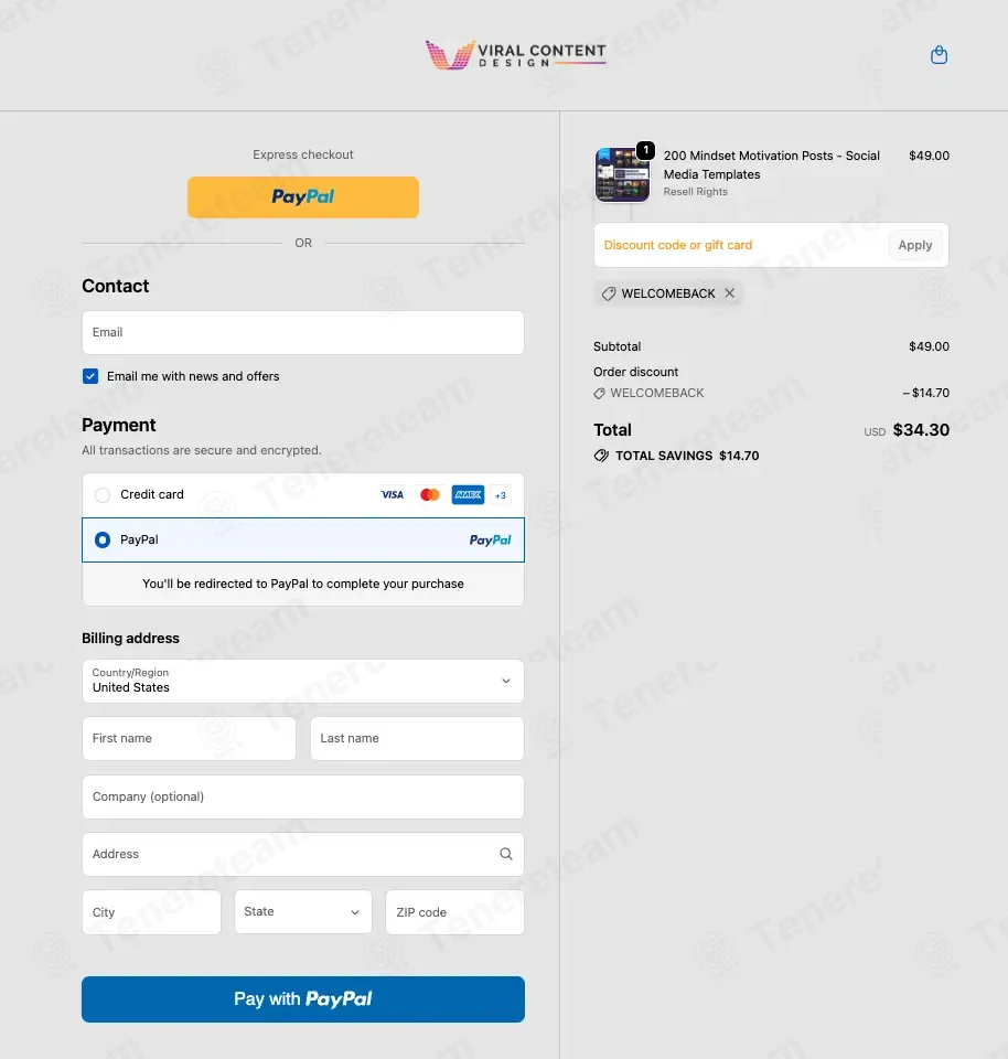 Viral Content Design coupon code: 30% off with Welcomeback. Tested and valid as 1 month ago.