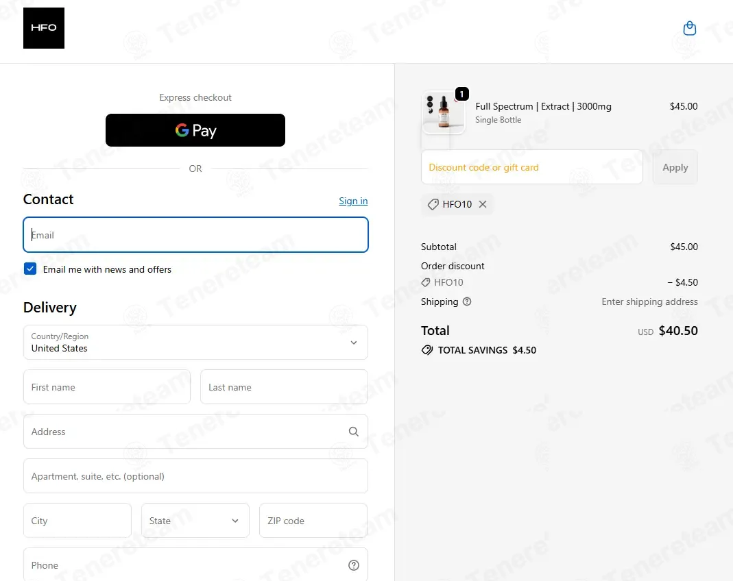 Hemp Factory Outlet coupon code: 10% off with HFO10. Tested and valid as 1 month ago.