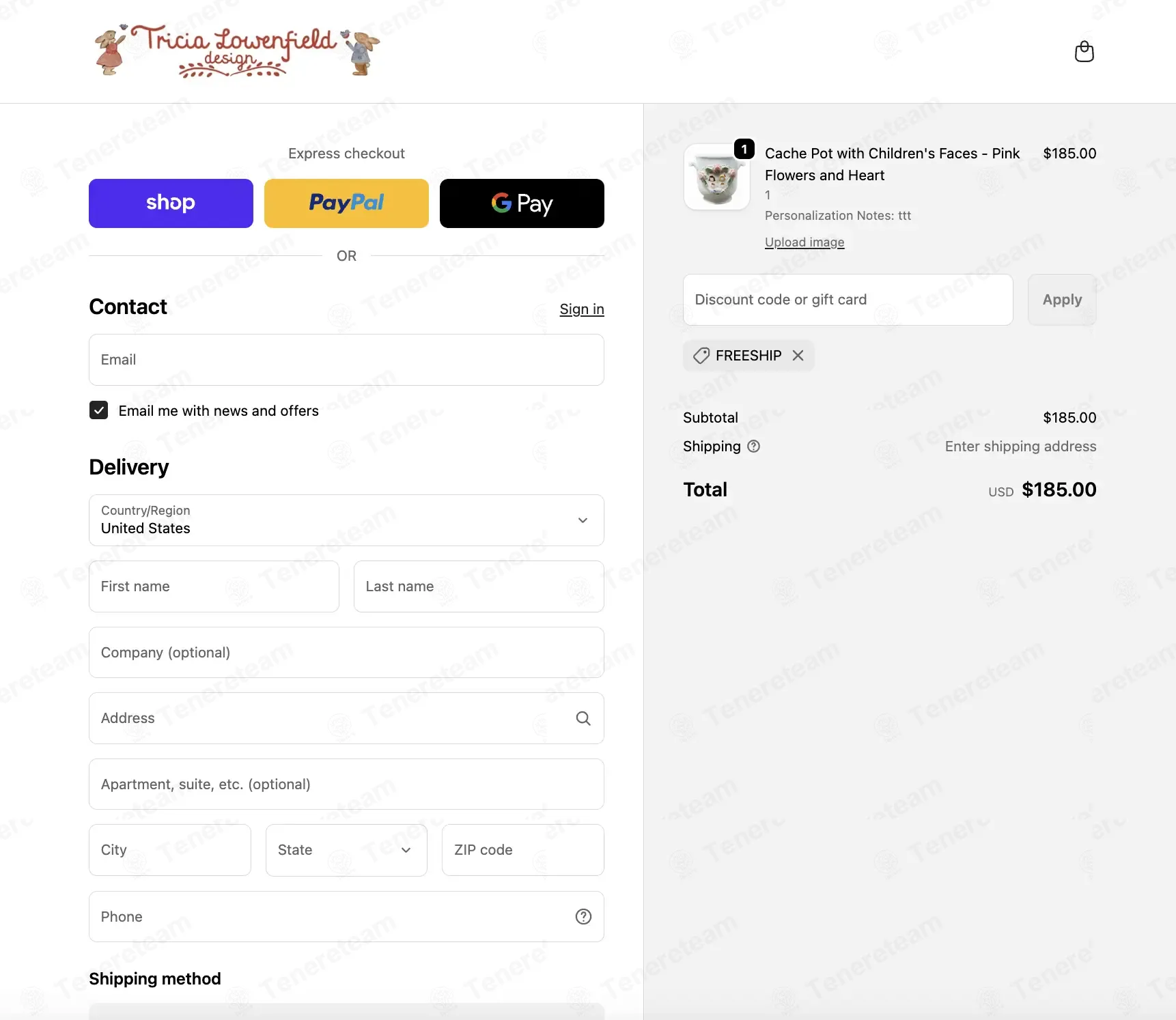 Tricia Lowenfield Design coupon code: Sale off with FREESHIP. Tested and valid as 1 month ago.