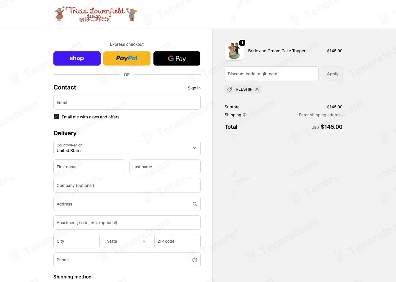 Tricia Lowenfield Design coupon code: Sale off with FREESHIP. Tested and valid as 1 month ago.