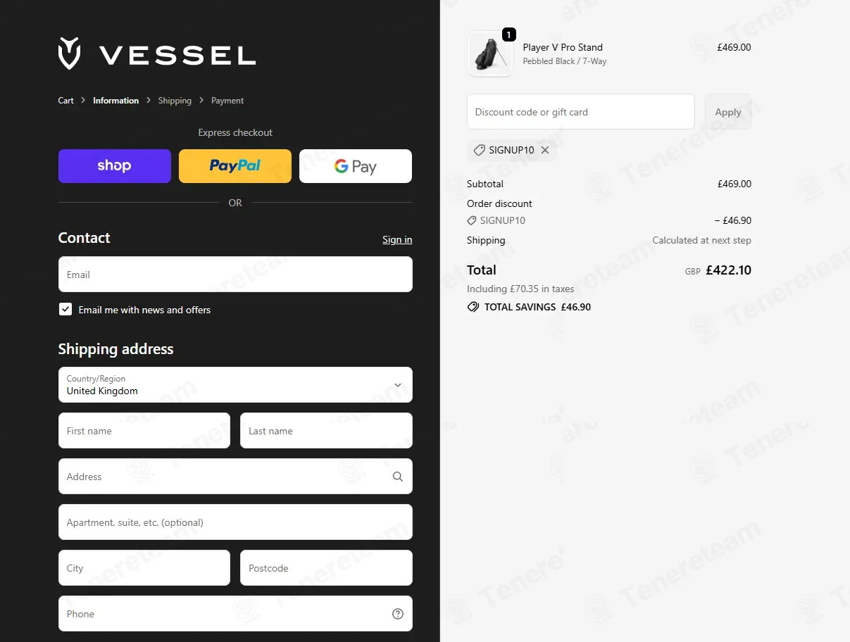 75% OFF Vessel Golf Coupon Codes