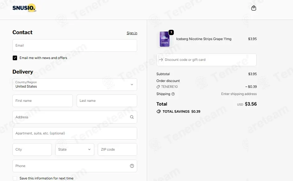 60% OFF Snusio Coupon Codes