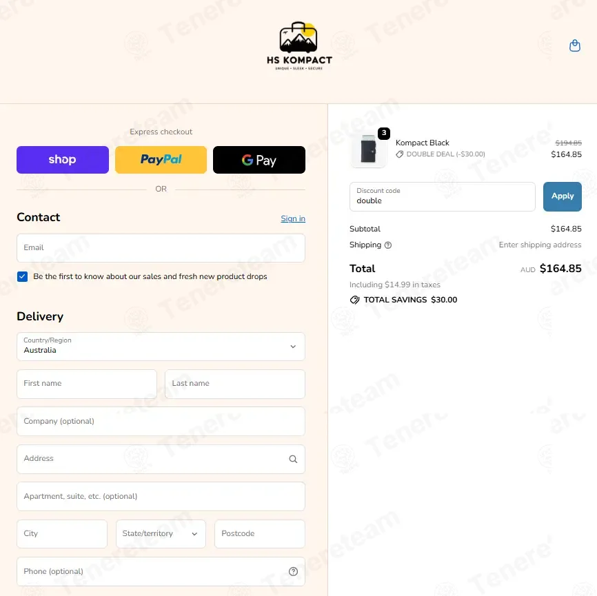 HS Kompact coupon code: $30 off with double. Tested and valid as 7 months ago.