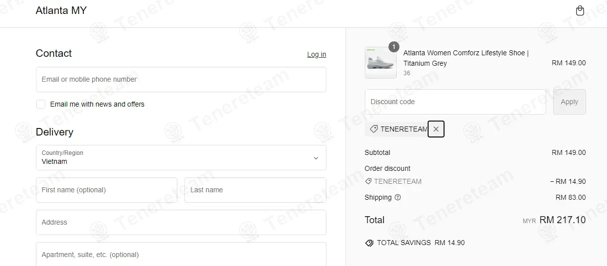 Atlanta Intl coupon code: 10% off with TENERETEAM. Tested and valid as 1 year ago.