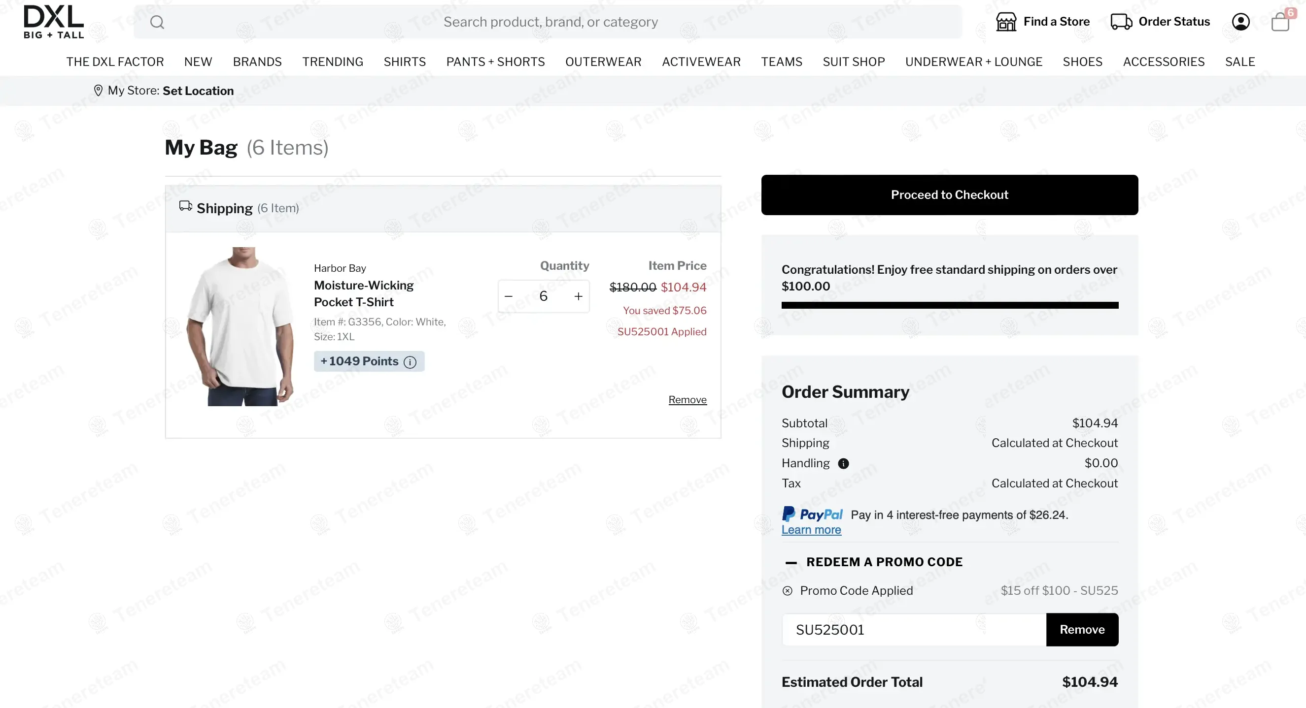 Dxl.com coupon code: $15 off with SU525001. Tested and valid as 1 year ago.