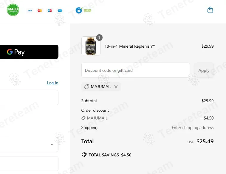 Maju Superfoods coupon code: 15% off with MAJUMAIL. Tested and valid as 1 year ago.
