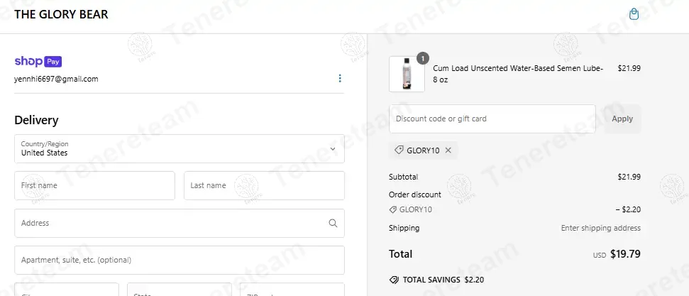 The Glory Bear coupon code: 10% off with GLORY10. Tested and valid as 1 year ago.