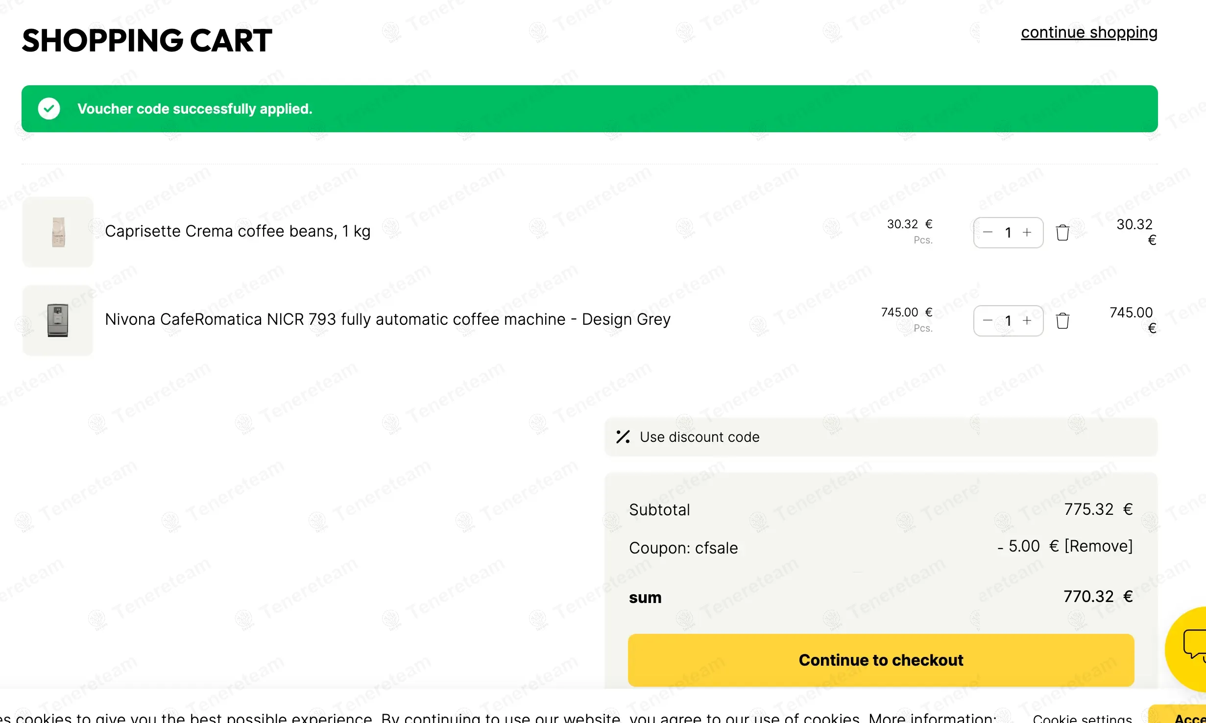 Coffee Friend DE coupon code: €5 off with CFSALE. Tested and valid as 2 weeks ago.