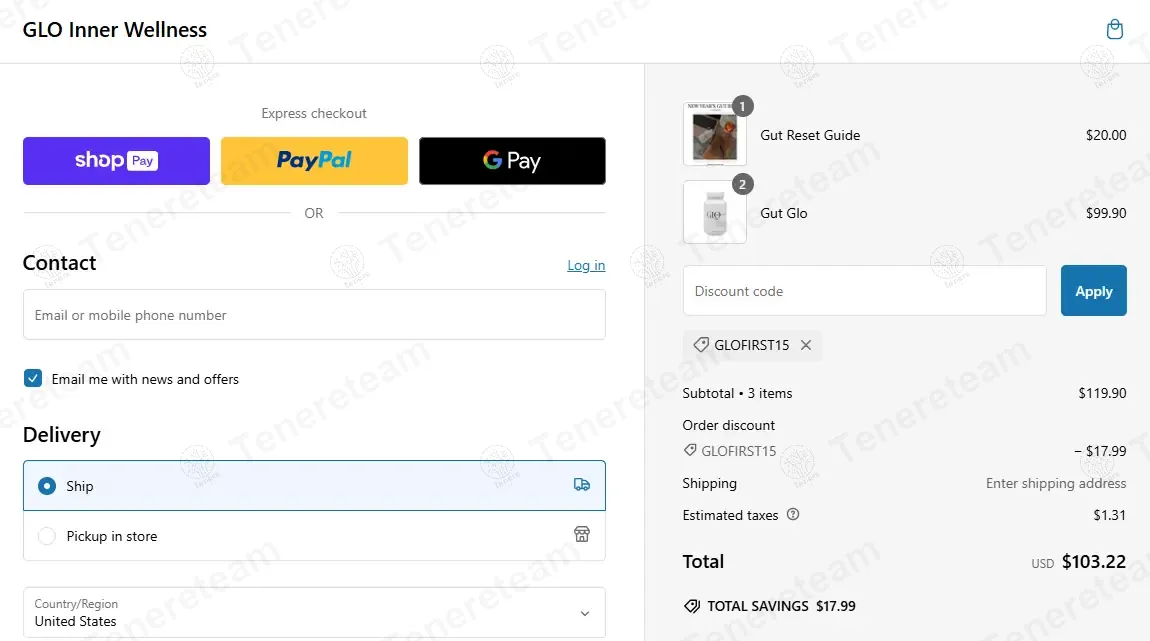 GLO Inner Wellness coupon code: 15% off with GLOFIRST15. Tested and valid as 1 year ago.