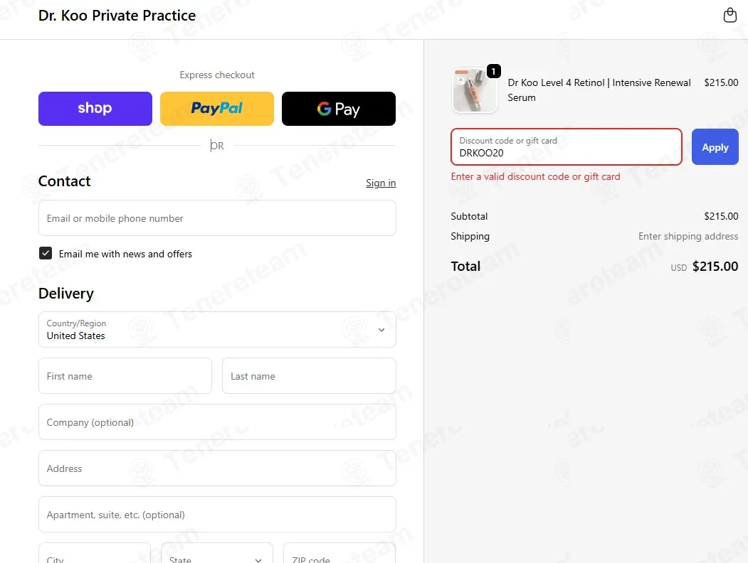 Private Practice By Dr Koo coupon code: 20% off with DRKOO20. Tested and valid as 1 month ago.