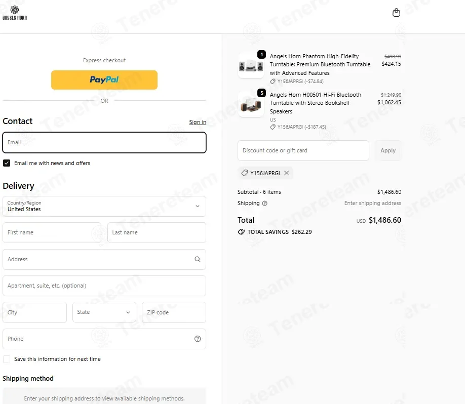 AngelsHorn coupon code: 15% off with Y156JAPRGI. Tested and valid as 1 month ago.