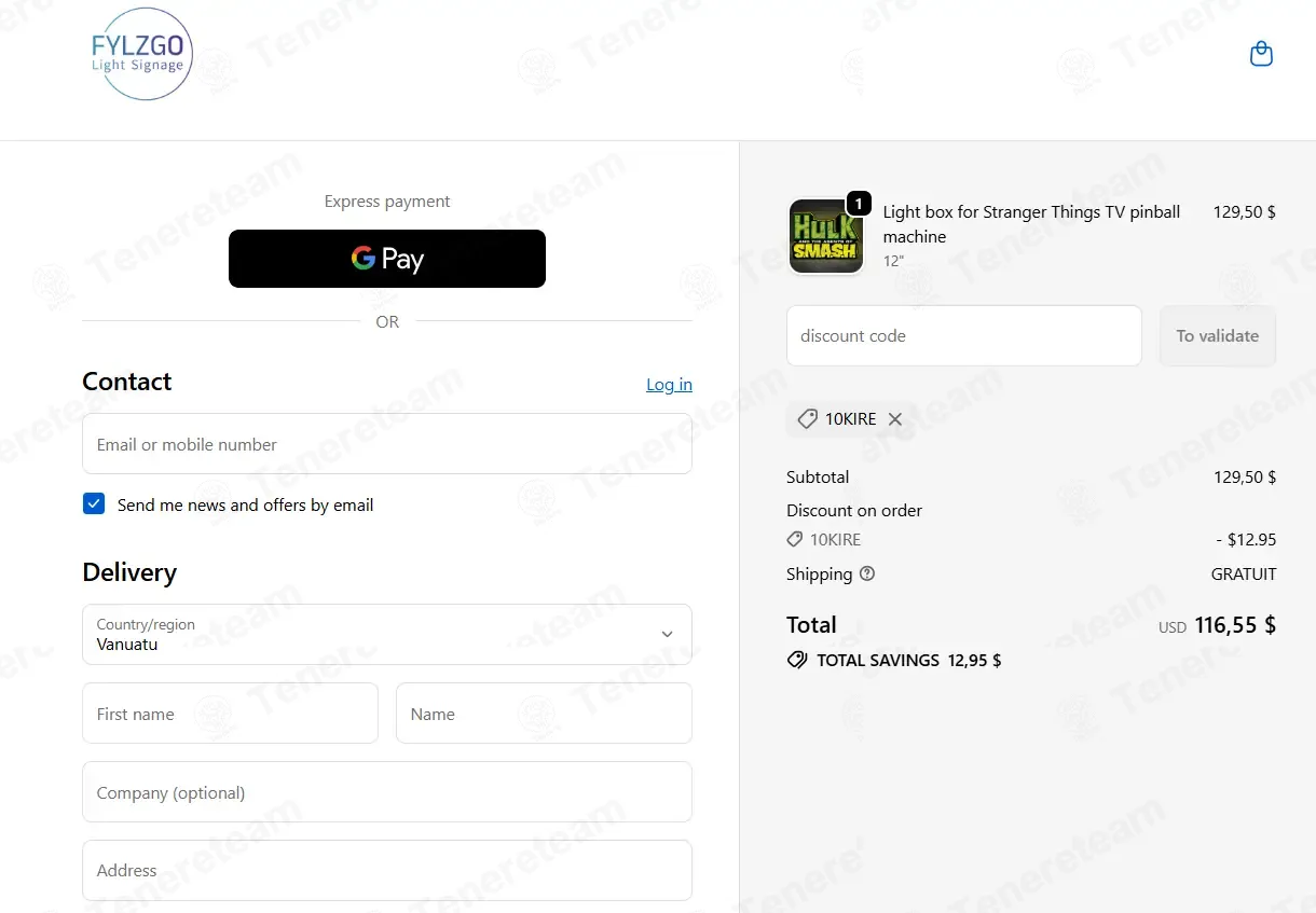 LZGO SIGNS coupon code: 10% off with 10KIRE. Tested and valid as 3 weeks ago.