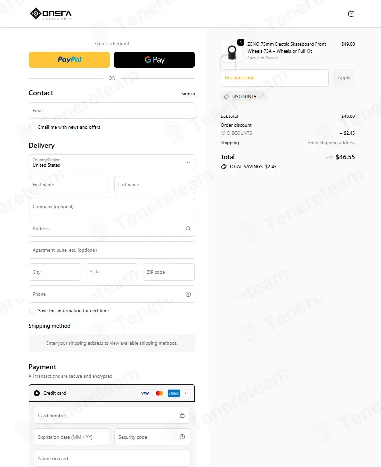 Onsra California coupon code: 5% off with DISCOUNT5. Tested and valid as 1 month ago.